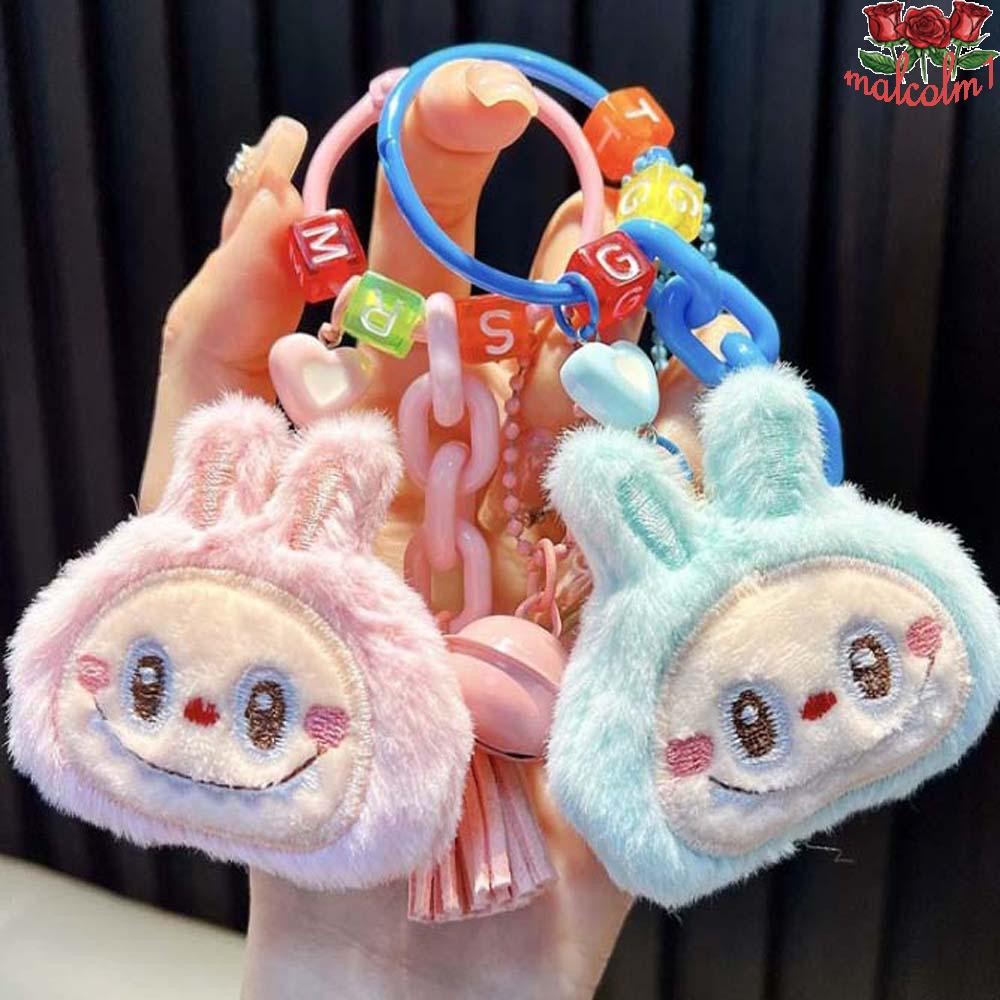 MALCOLM1 Labubu Plush Pendant, Backpack Charms Cartoon Labubu Doll ...
