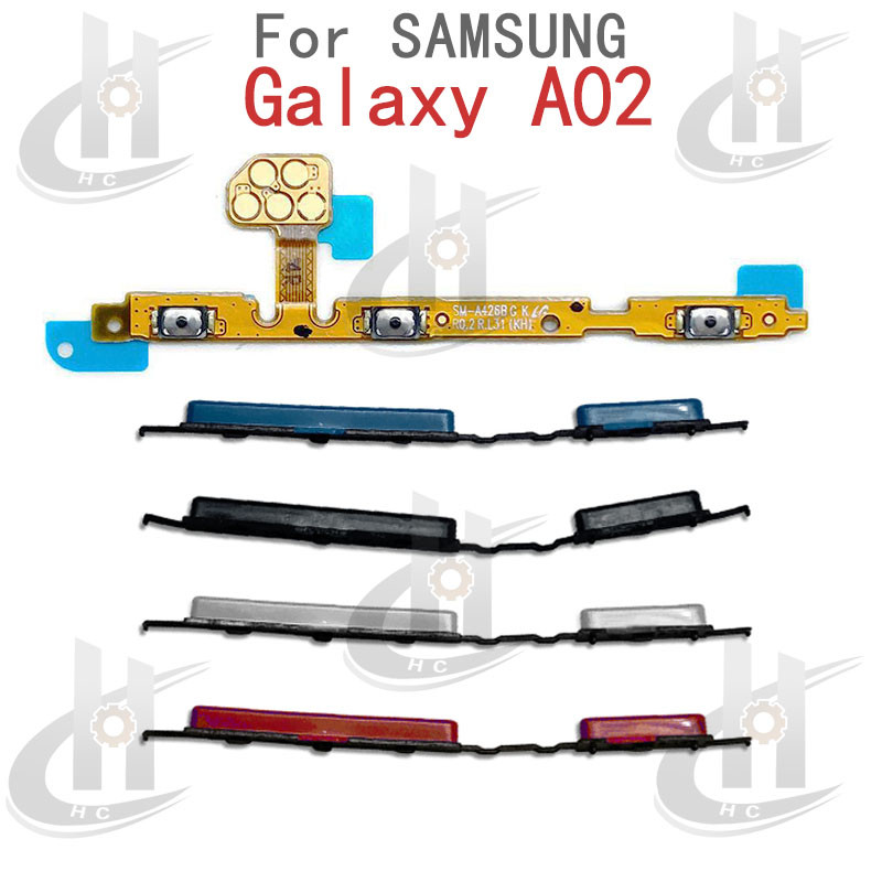 For Samsung Galaxy A02 A022F Power Volume Side Button Flex Cable Keys ...