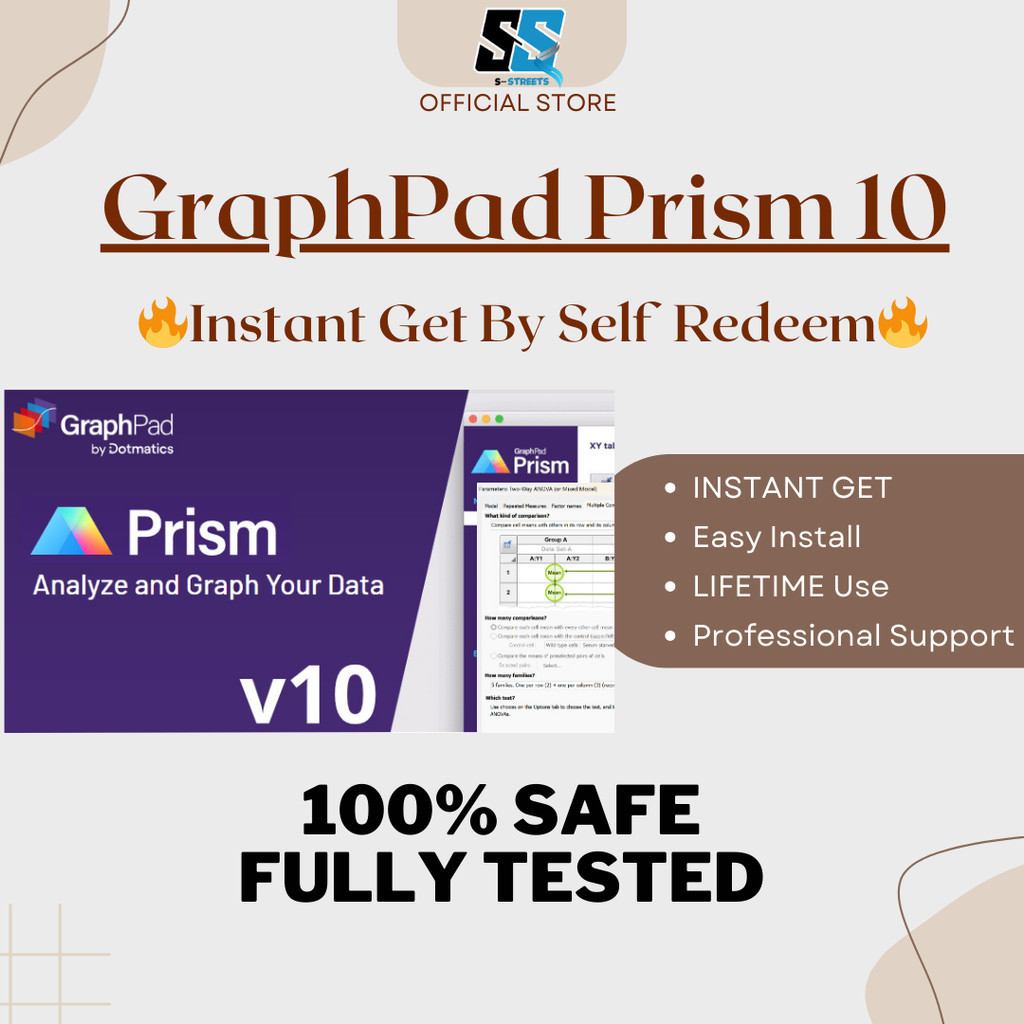 GraphPad Prism 10 [INSTANT GET] | Shopee Malaysia