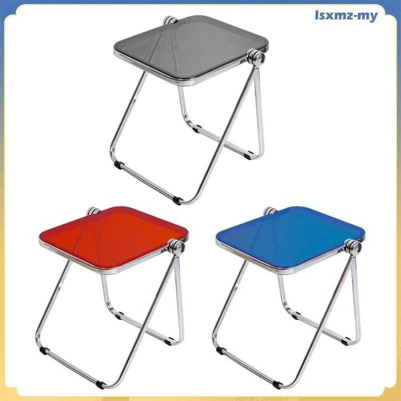 [LsxmzMY] Tiny Desk Living Room Dinner Table Folding Snack Table Small ...