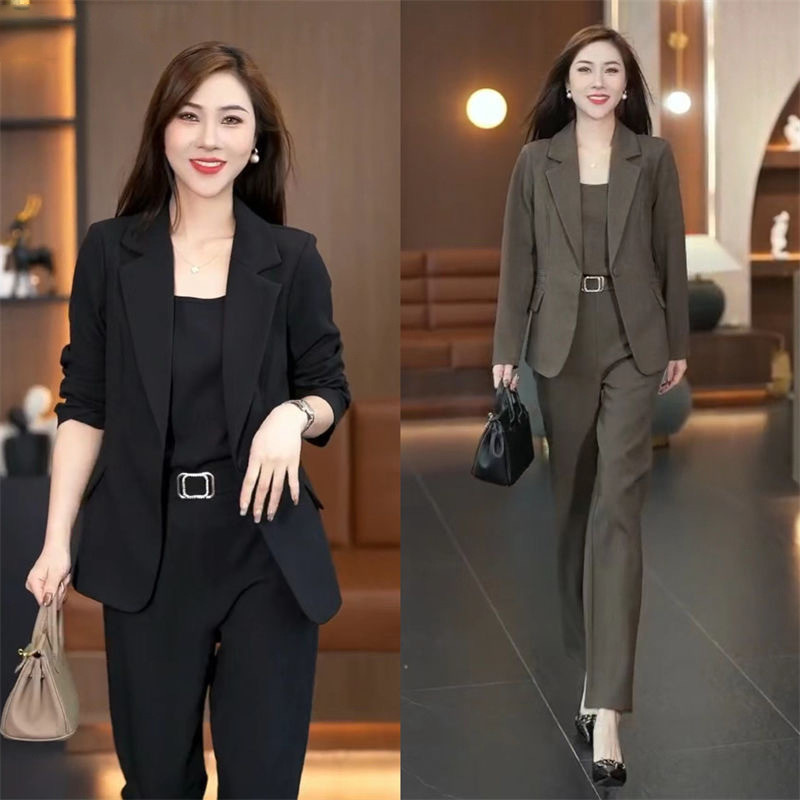 Three Piece Set Formal Suit Office/Formal/Business Wear Set Blazer and ...