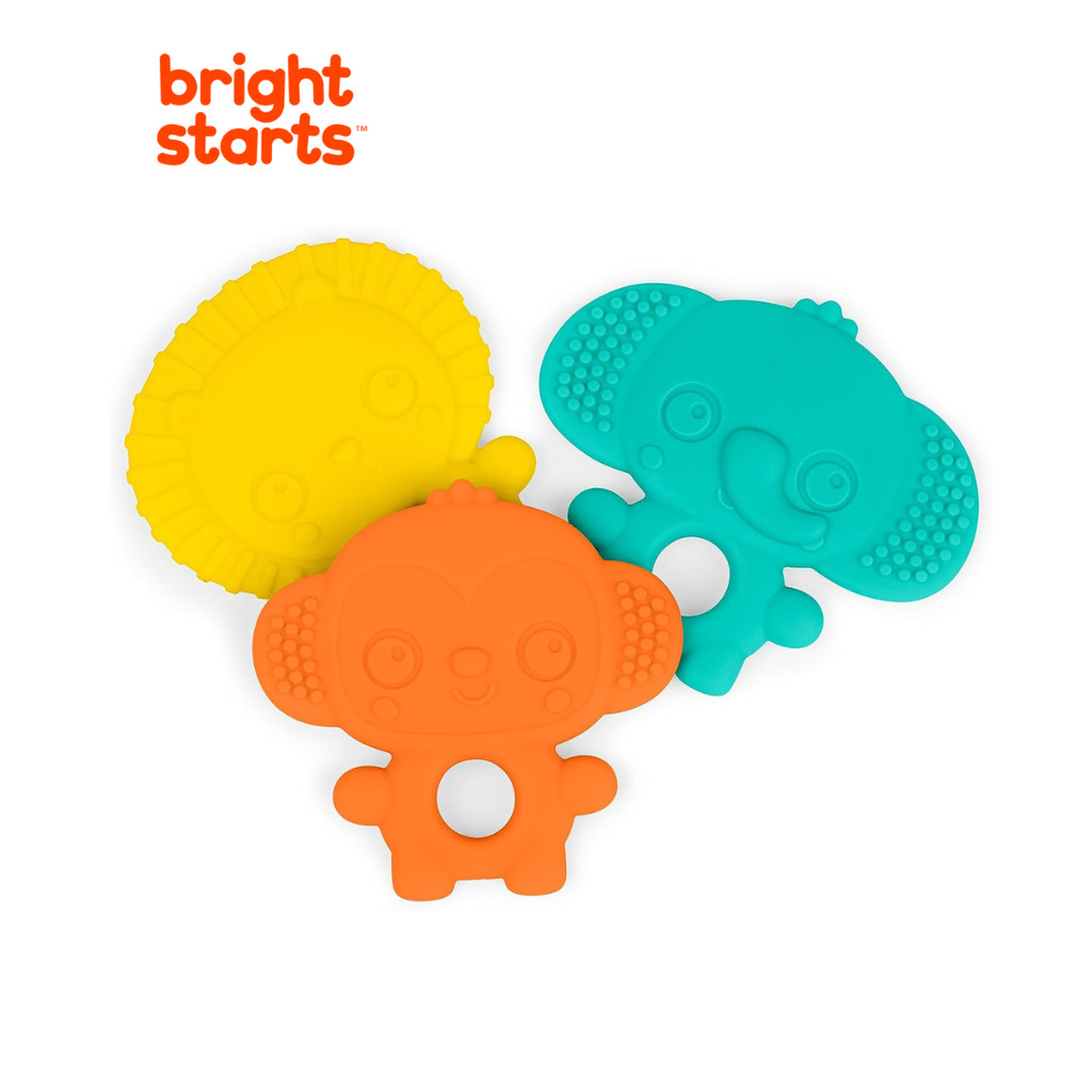 Bright Starts Gummy Buddies Textured Teethers (3m+) | Shopee Malaysia