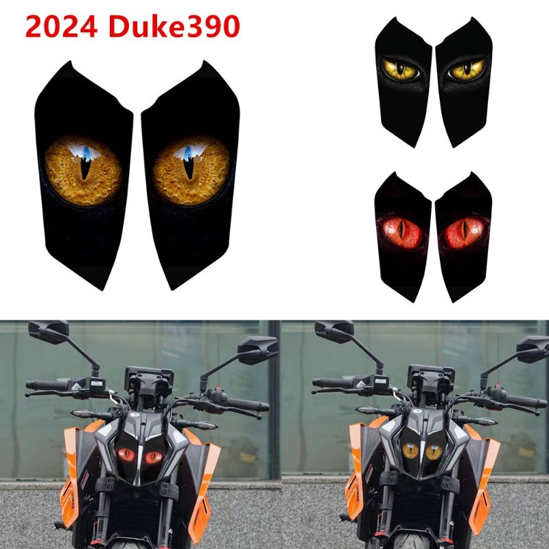Headlight Sticker Waterproof Motorcycle Decals for 390 Duke 2024 ...