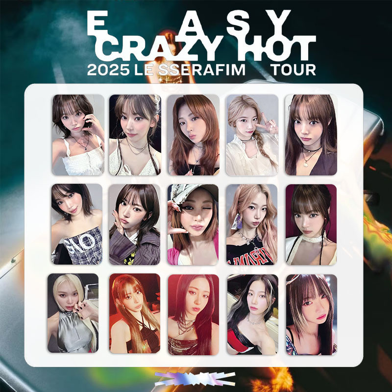 LE SSERAFIM Photocard World Tour Card Ingawa Field Limited Card Special ...
