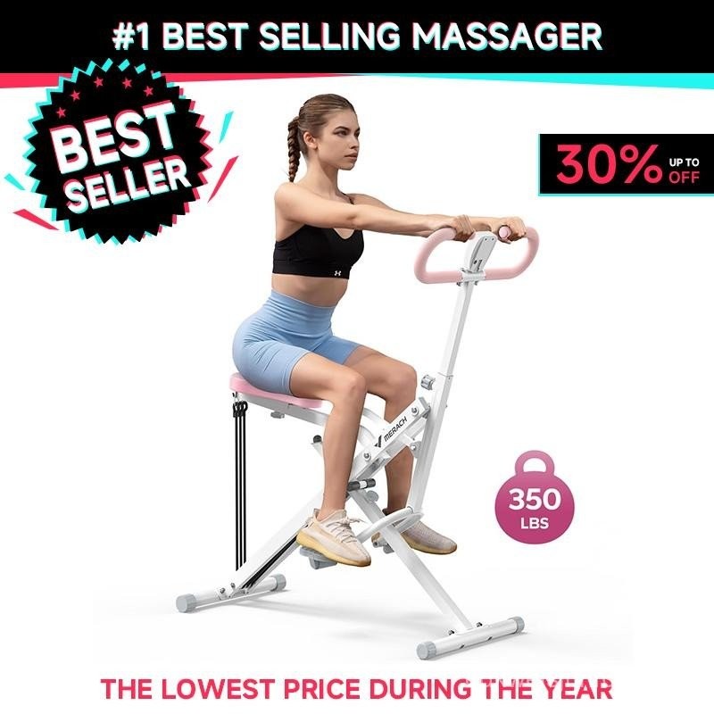 MERACH Squat Machine Glutes Workout Adjustable Resistance Foldable ...