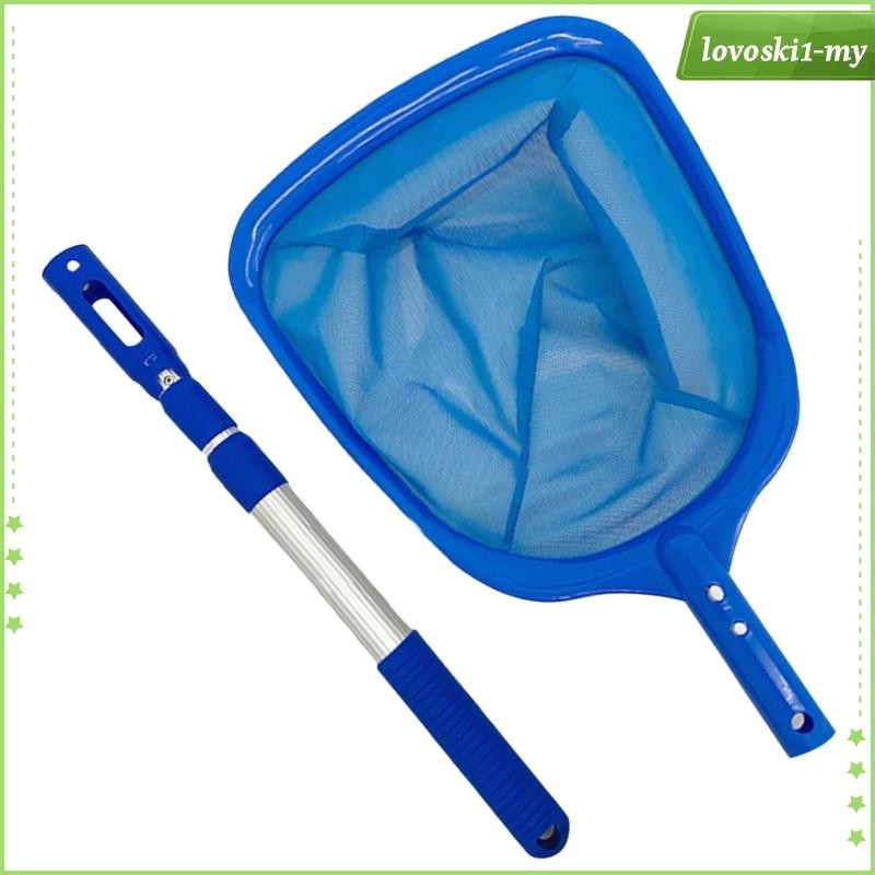 [LovoskibcMY] Fine Mesh Net Telescopic Pole Leaf Rake Net for Swimming ...