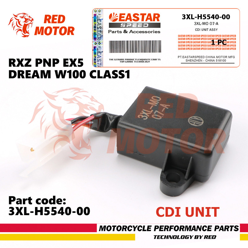 CDI UNIT RACING RXZ PNP EX5 DREAM CDI RACING W100 Class1 3XL-H5540-00 ...