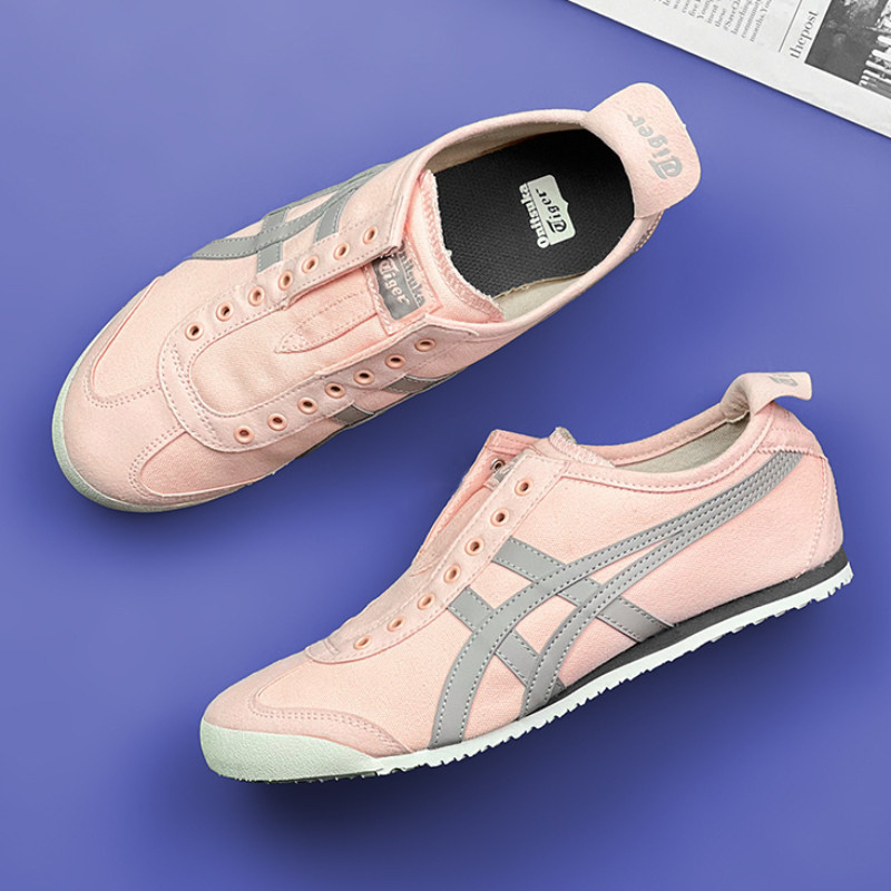 Asics Onisutka Tiger TOKUTEN Milk Tea Color Retro Moral Training Shoes ...