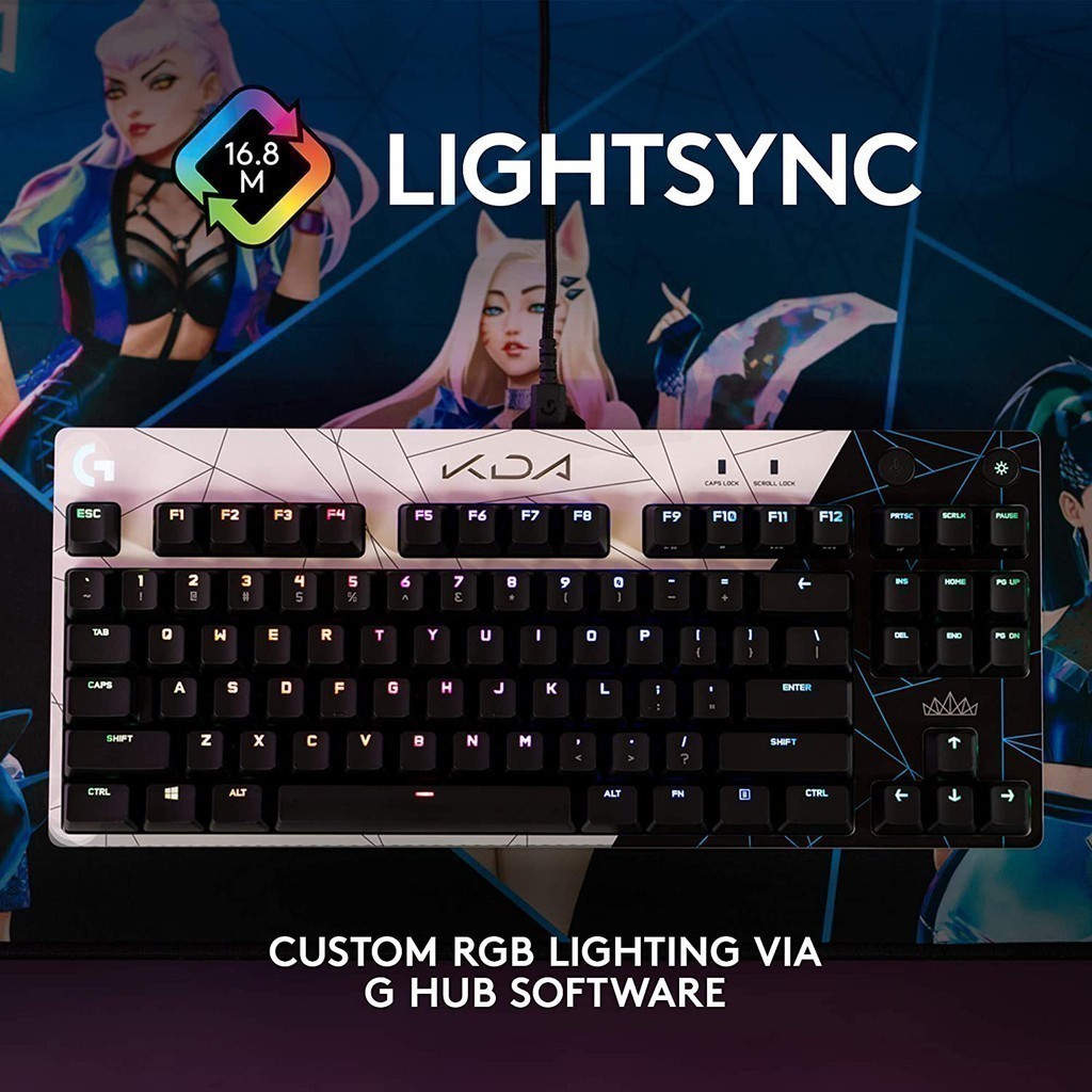 Logitech G Pro KDA Mechanical Gaming Keyboard with GX Brown Tactile  switches | Shopee Malaysia