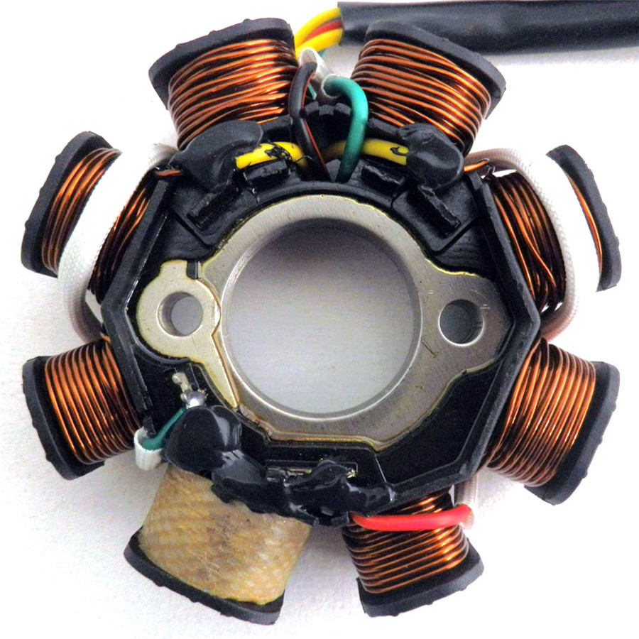In Stock]GY6 125CC 150CC POLE MAGNETO STATOR IGNITION COIL ASSEMBLY | Malaysia