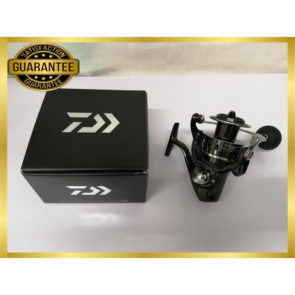 Moulinet De Pêche Daiwa Catalina 4500H Occasion - Ratio 5.7, Rotor Alu, Drag 15kg