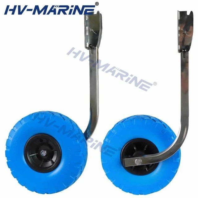 Inflatable boat IB wheel tubeless one key lifting | Shopee Malaysia