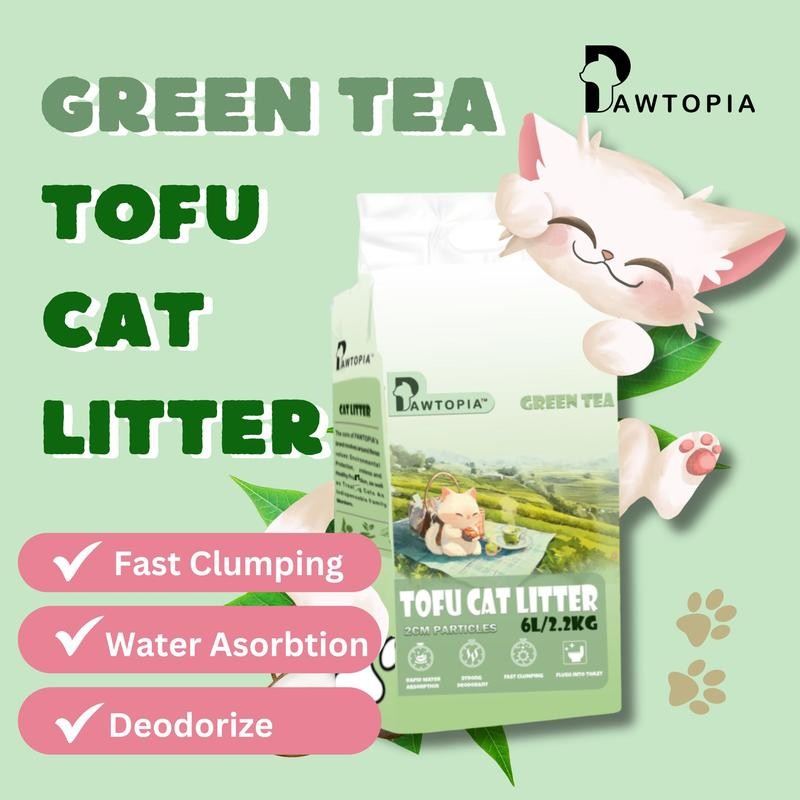 2.2kg Pawtopia Tofu Cat Litter with Strong Odor Control | Shopee Malaysia