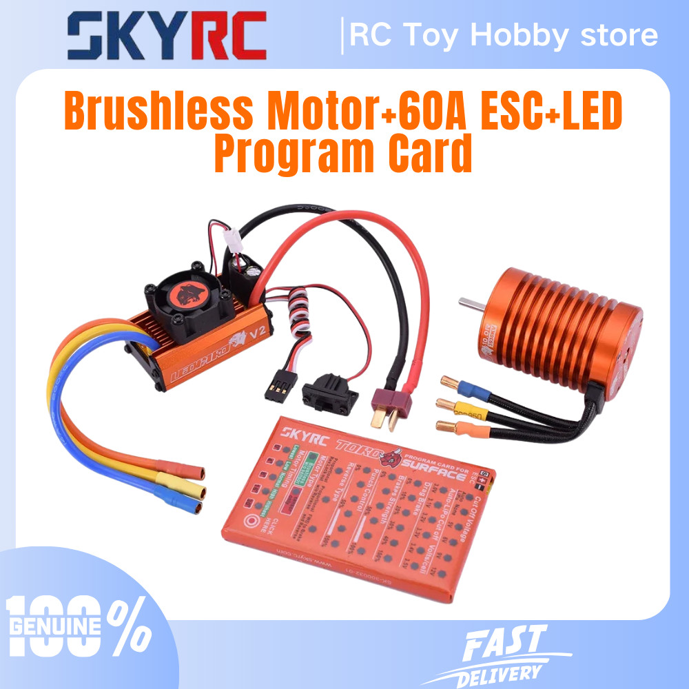 Combo Brushless SkyRC Cheetah 1/10 Toro 60A 17.5T 1870Kv Con Sensores - Foto 5