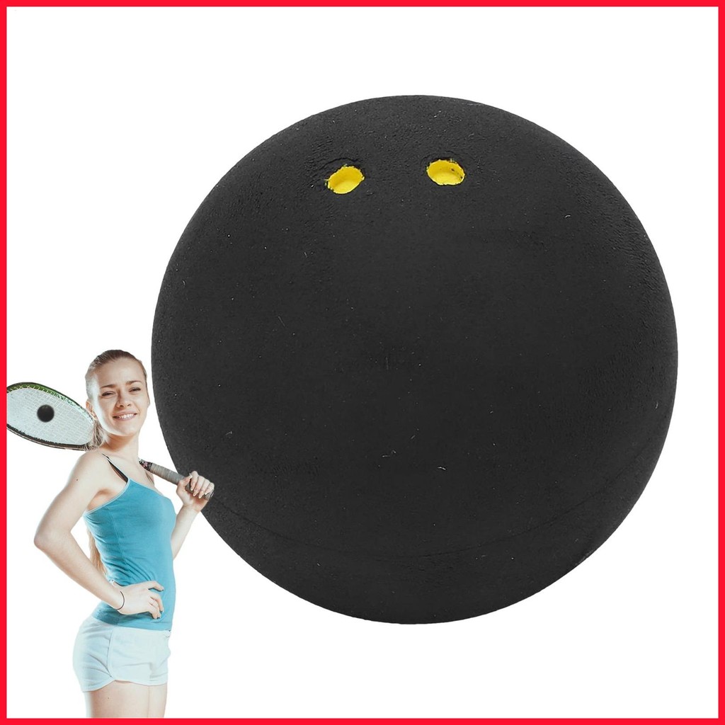 thumbnail image 2 of Single Red Dot Squash Ball - High Bounce Training Ball For Beginners & Competition Play 2 of 14