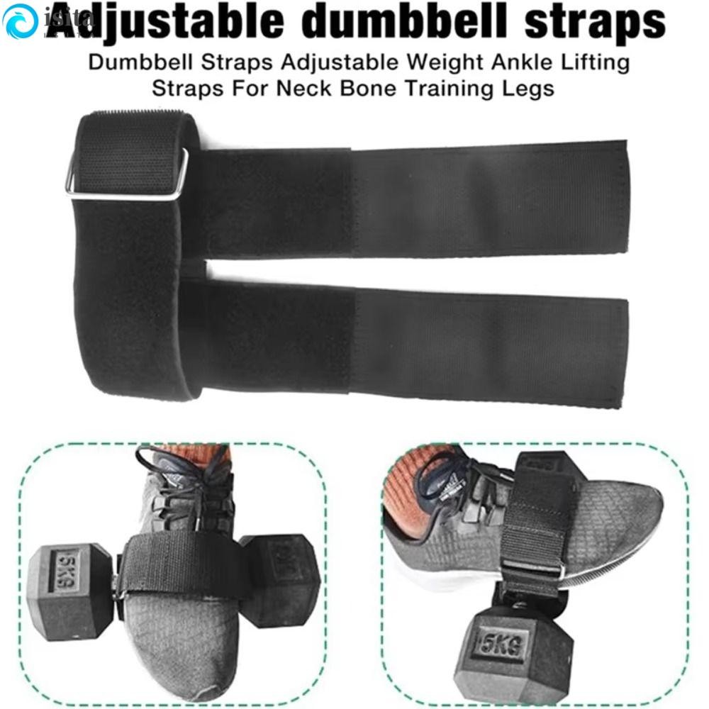 ISITA Dumbbell Foot Strap, Adjustable Ankle Buckle Ankle Weights Bands ...
