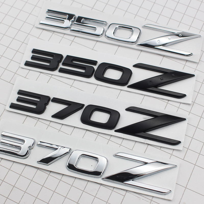 1 Piece Nissan 350Z Modified 370Z Rear Trunk Logo Sticker Z Rear Tail ...