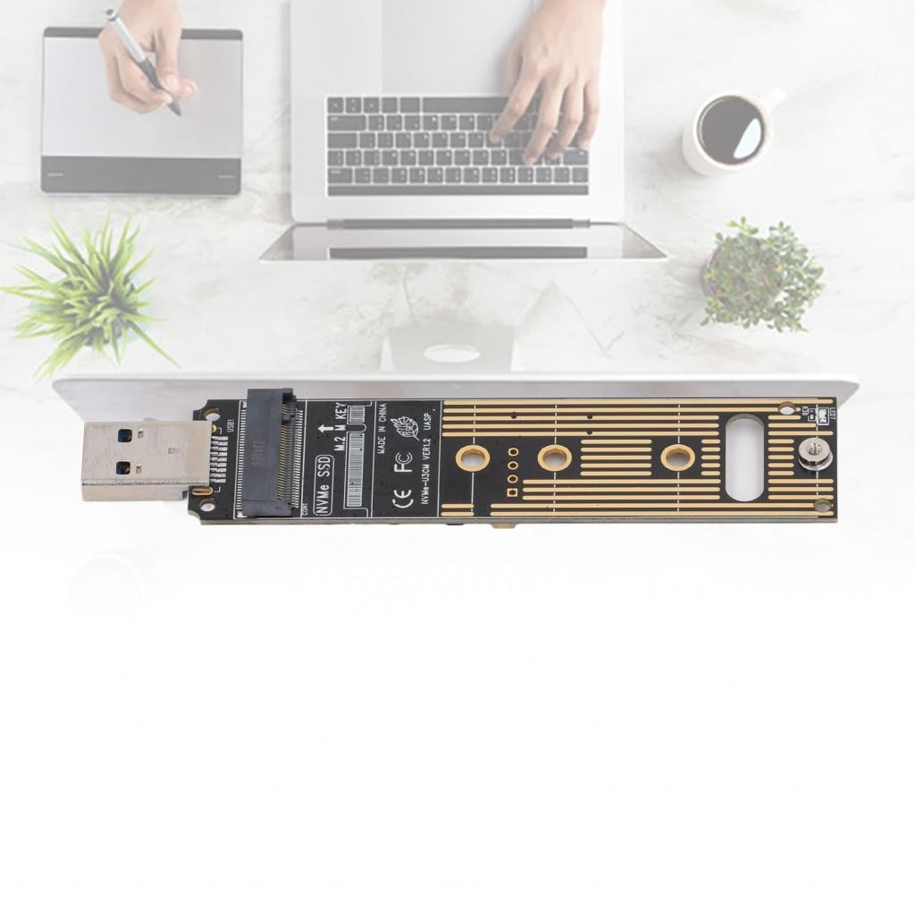 Honglai8 NVME NGFF M.2 To USB 3.0 Adapter 5Gbps Plug And Play SSD ...