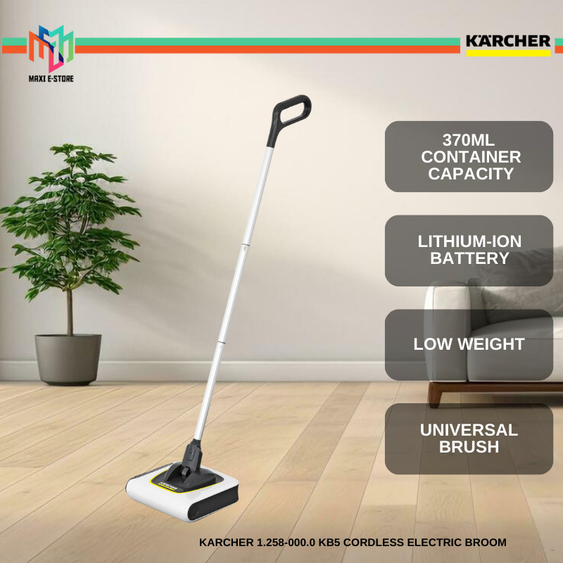 Karcher KB5 Cordless Sweeper Electric Broom | Shopee Malaysia