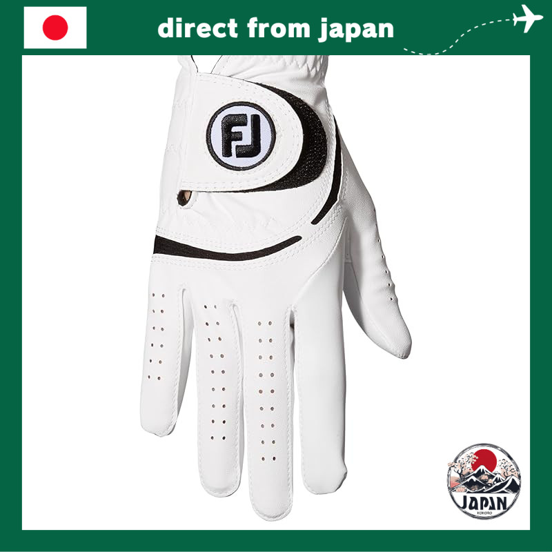 Luva De Golfe FootJoy WeathersOf Para Homens, Pacote Com 2 Unidades Brancas Tamanho L