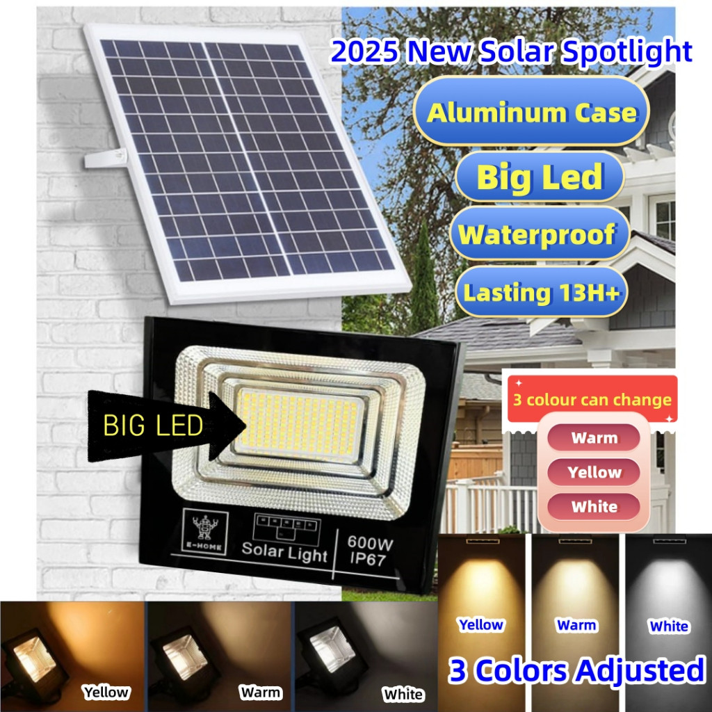 3Mode Set Lampu Solar Light Yellow Lampu Solar Outdoor Lighting ...
