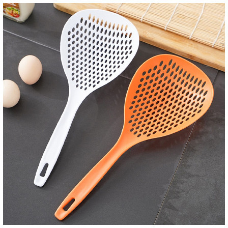🔥𝑵𝑶𝑻 𝑬𝑨𝑺𝒀 𝑫𝑬𝑭𝑶𝑹𝑴🔥Japanese Large Spoon Colander Long Handle Food ...