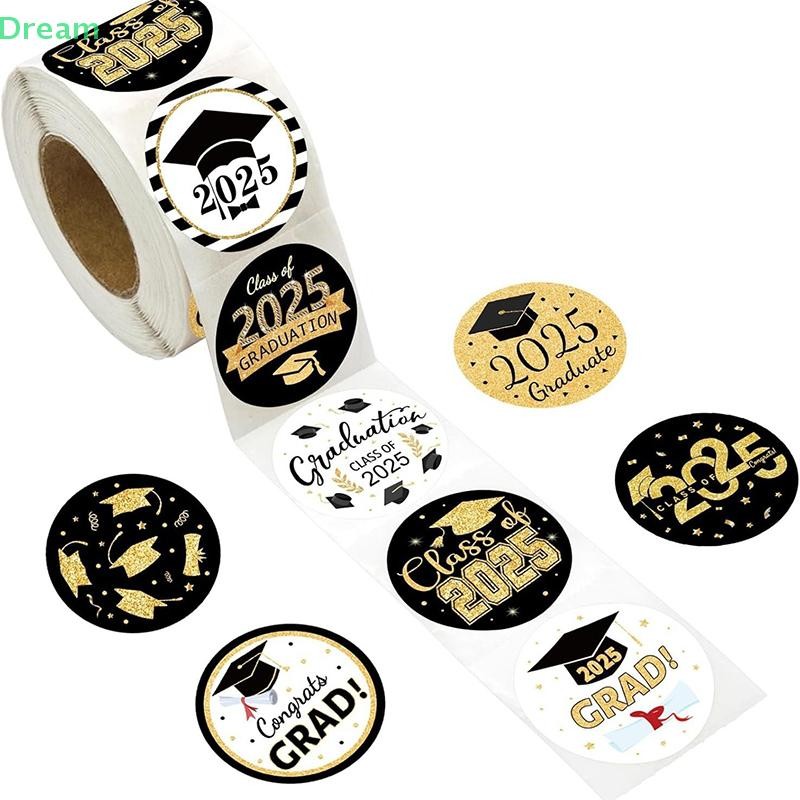 Graduation Stickers Class Of 2025 500Pcs Grad Favor Label Class Of 2025 ...