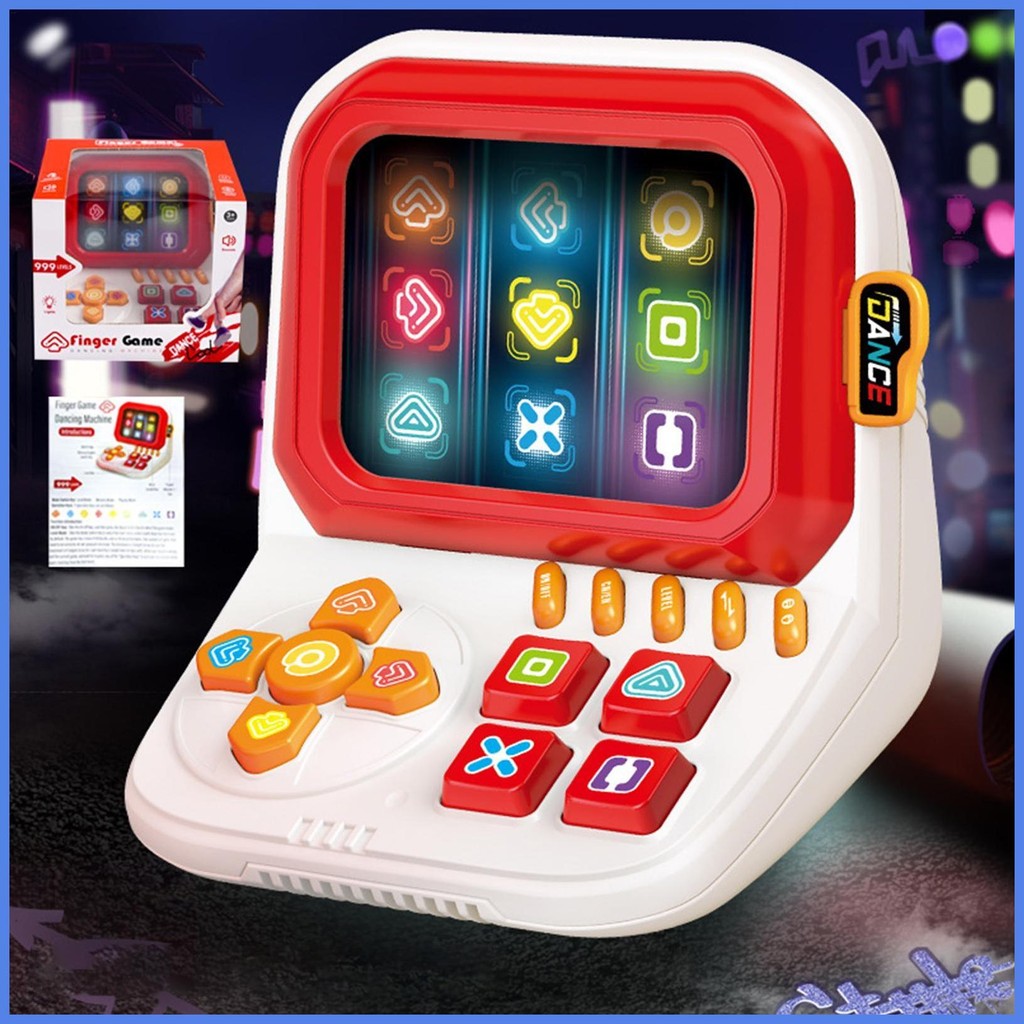 Finger Arcade Machine Handheld Dance Game Interactive Finger Fidget ...