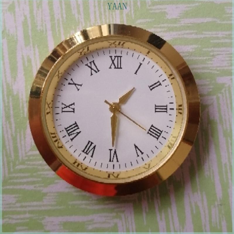 YAAN Clock Quartz Movement Round Clocks for Head Insert Classic Clock ...