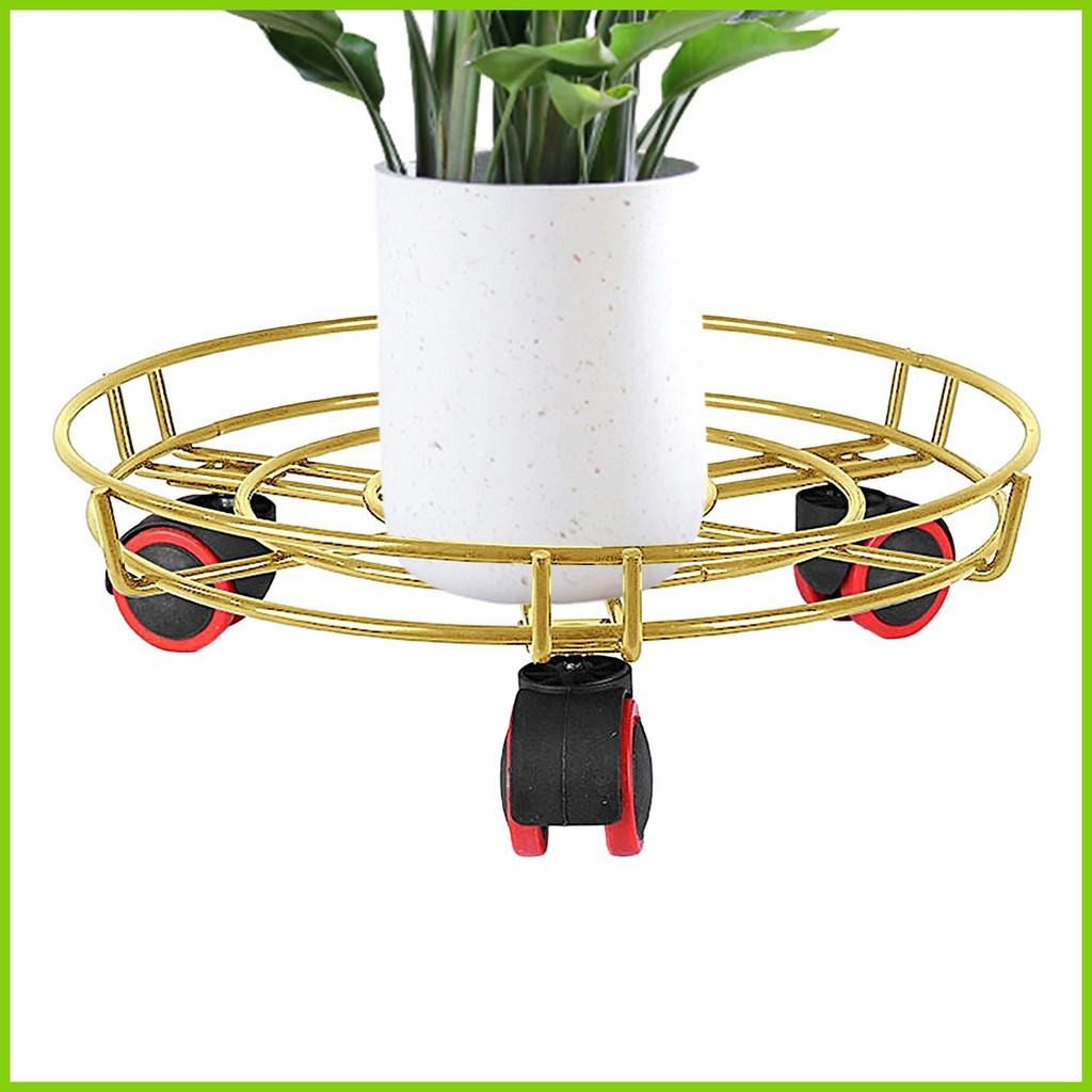 Plant Rollers with Wheels Rolling Dolly Plant Stands Heavy Duty Potted ...