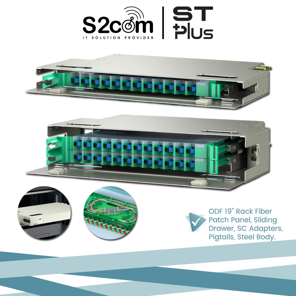 SC/UPC Singlemode Simplex 12-24 Ports ODF Optical Distribution Frame ...