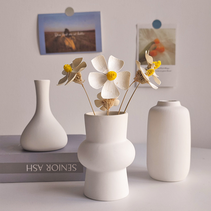 Ins Vase Nordic Ceramic Creative Vase Bouquets Vases Desktop Decoration ...