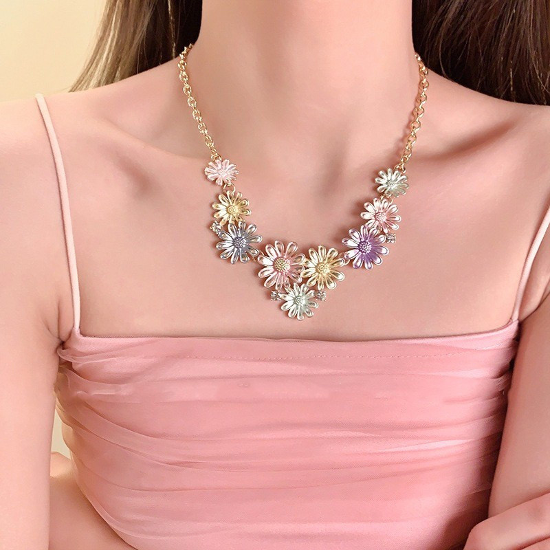 Jewelry Necklaces Fashion Jewelry Usa JUSHI Sweet Colorful