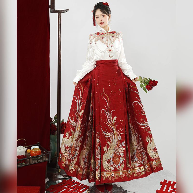 Original Hanfu Ming-Made Wedding Dress New Chinese Style [Toasting ...