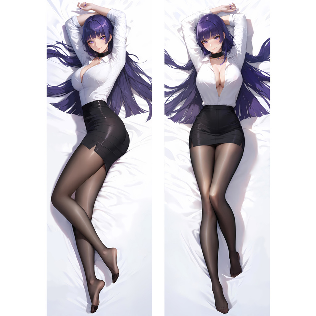 Anime Raiden Mei Dakimakura Beelzebul Pillowcase Custom Raiden Ei Long ...