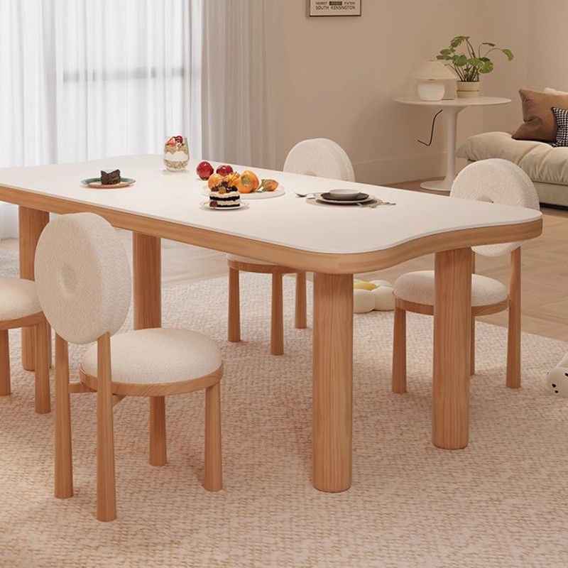 [Free chair] Dining Table dining table set 4 minimalist dining table