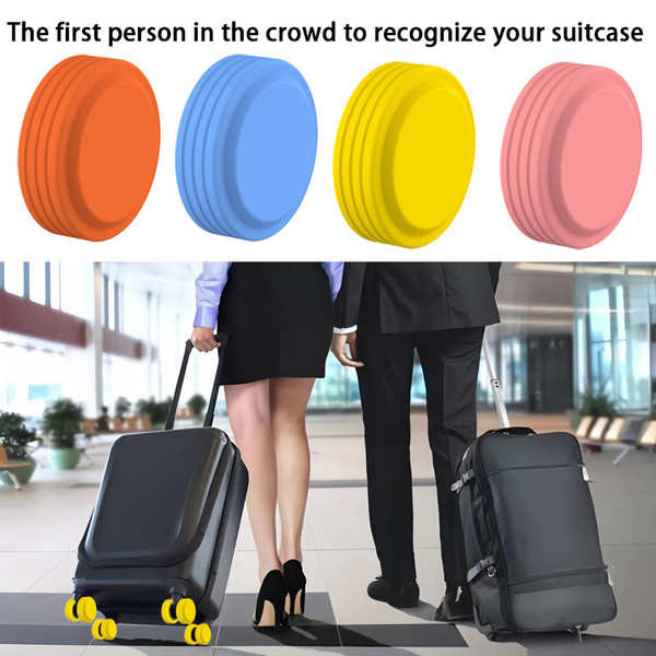 16-Pack Luggage Wheel Cover Socks – Nylon Wheel Protectors For Suitcases, Office Chairs & Furniture Legs