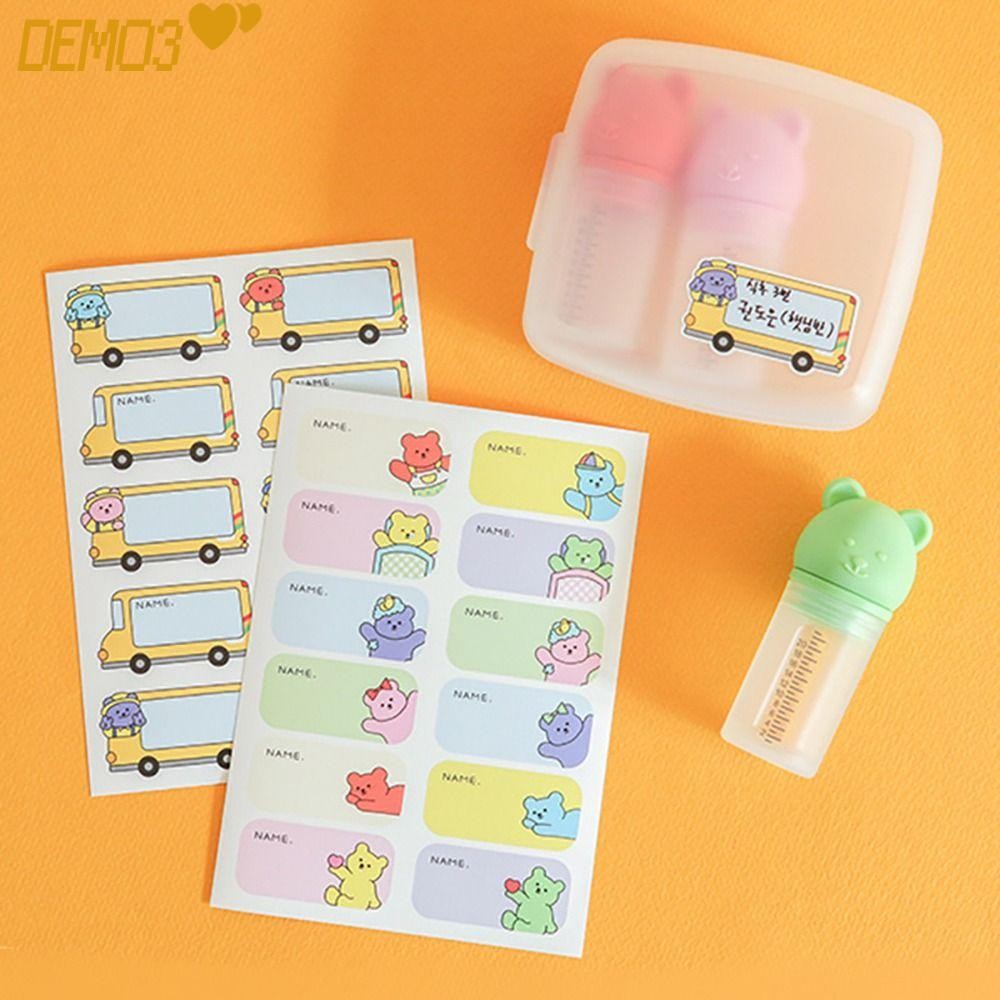[DEMO3] 10Pcs Name Sticker, Custom Handwritten Name Labels Sticker ...