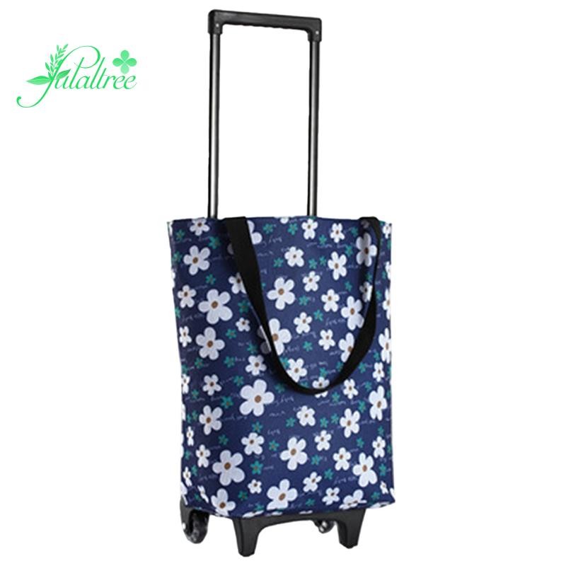 Shopping Trolley Zerodeko Folding Shopping Cart With Wheels