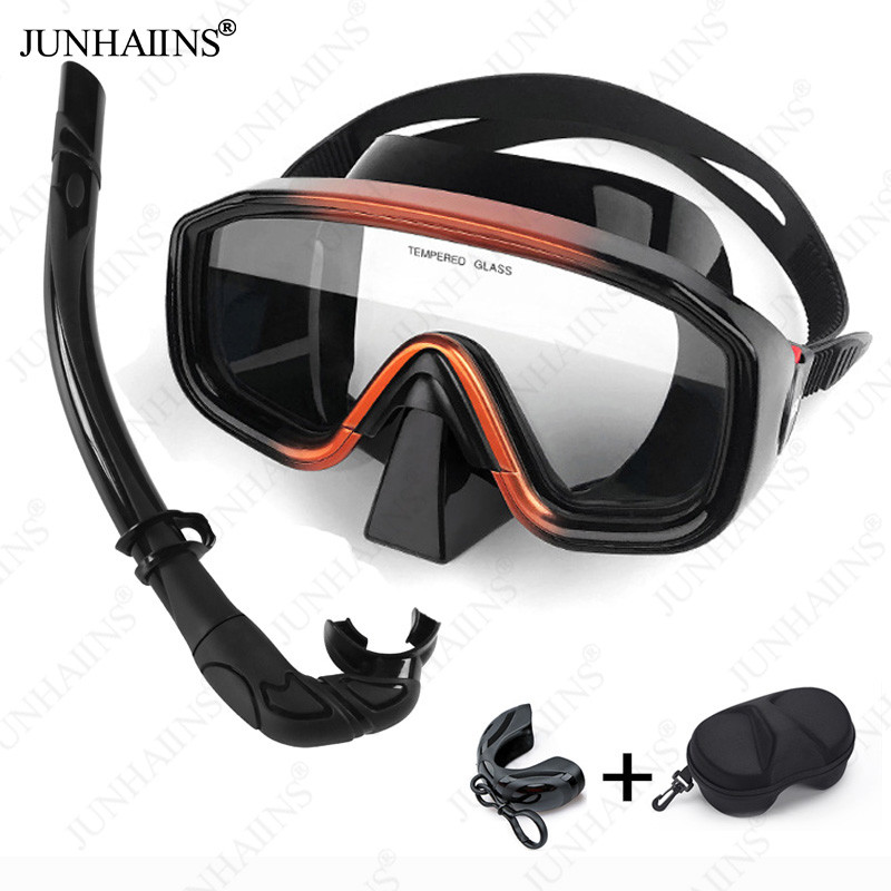 Large Frame Tempered Glass Scuba Diving Mask, Waterproof And Anti Fog ...