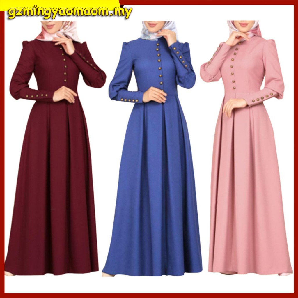 Baju Raya 2021 Jubah Muslimah Pakaian Lara Raisya Baju Kurung Moden ...