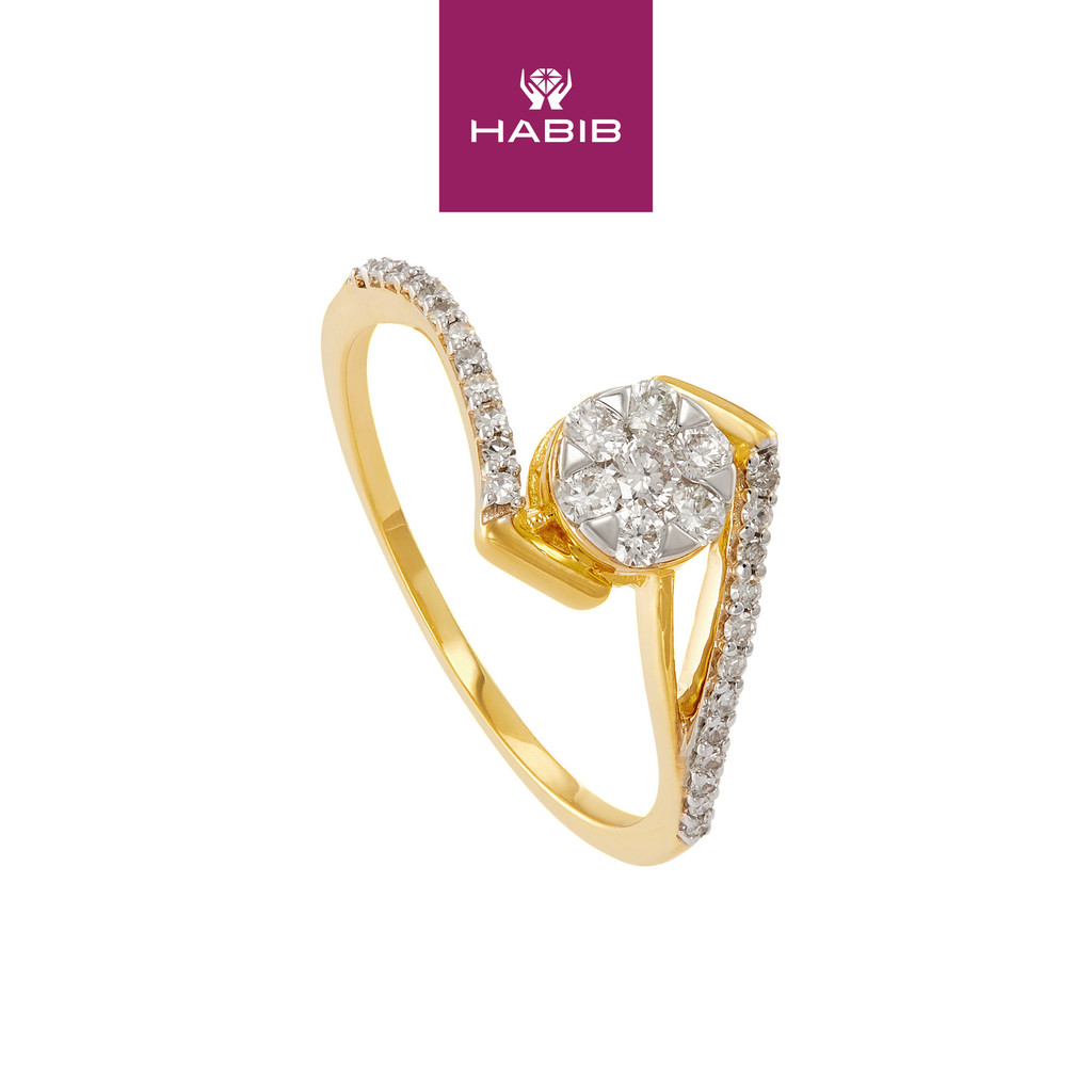 HABIB Diamond Ring in 375/9K Yellow Gold 271551224 | Shopee Malaysia