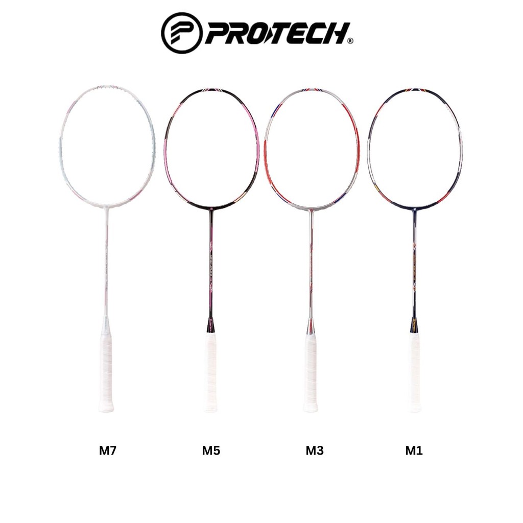 PROTECH RAC WOVEN APACHE M1/M3/M5/M7 Badminton Racket (4U) (MAX 32LBS ...