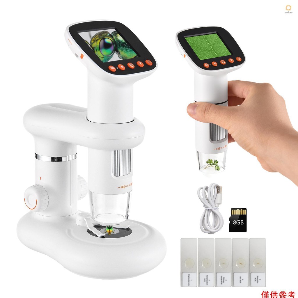 Ado)Desktop Kids Microscope Handheld Digital Microscope for Kids with 2 ...