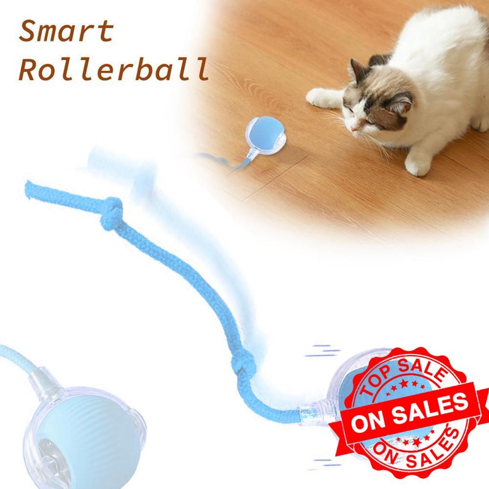 Pet Cat Smart Rotation Ball Interactive Ball Toy Automatic Toy Electric ...