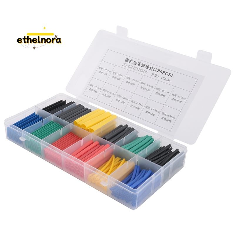 thumbnail interactive-video image 1 of Lukyamzn 190pcs Waterproof Heat Shrink Tubing Assortment Kit, 4:1 Ratio Adhesive Lined With Glue, Black & Red 1 of 12
