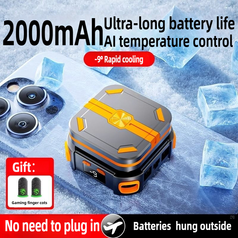 Magnetic Portable Phone Radiator Cooling Fan Semiconductor AI Cooling ...