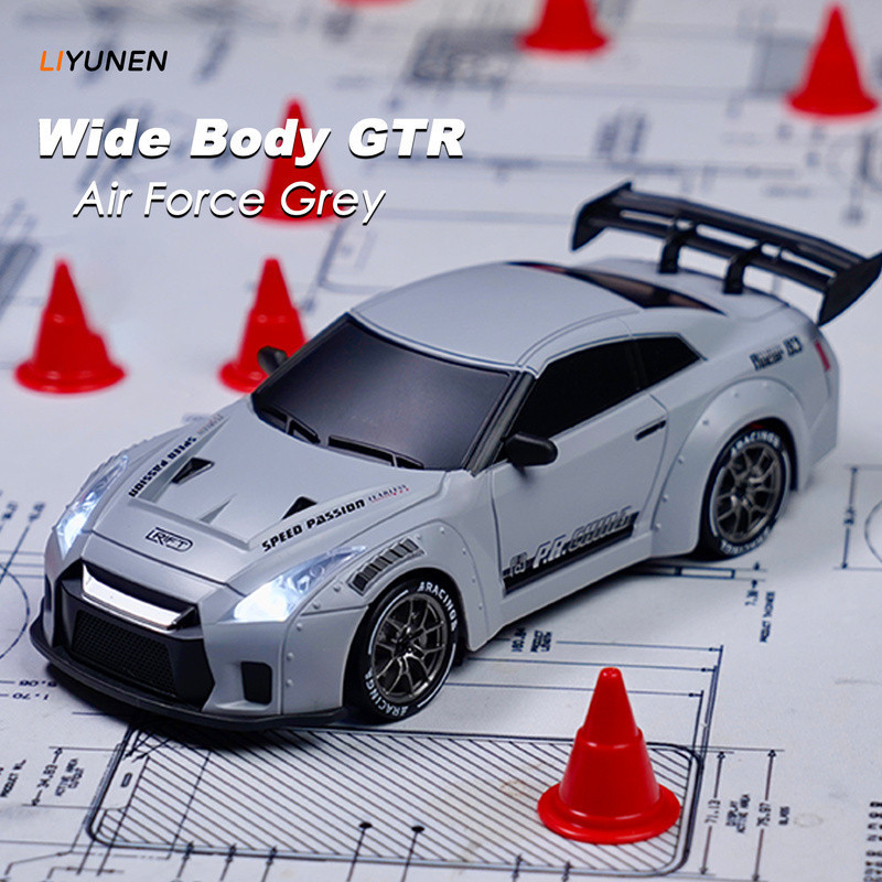 1/20 4WD RC Drift GTR Car Sports Car Full Scale Remote Control Air ...