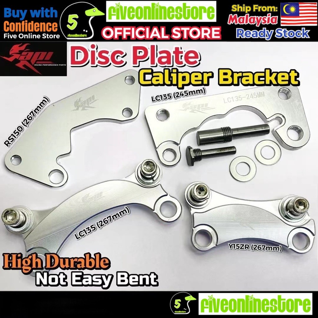 API Modify Caliper Pump Bracket 245MM 267MM Bracket Disc Plate Tapak ...