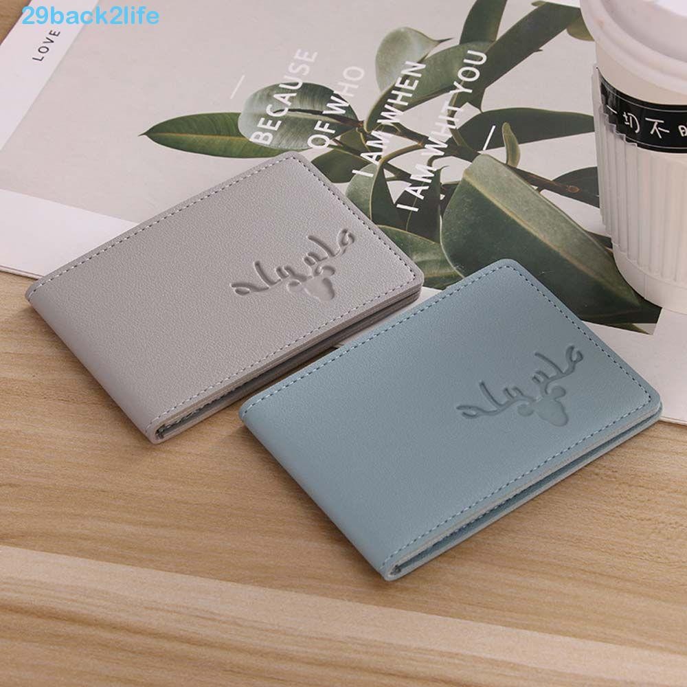 BACK2LIFE Credit Card Holder Vintage Certificate Folder Ultra Thin ...